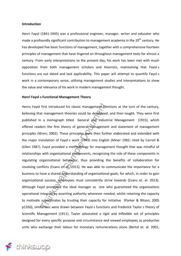 good management essay